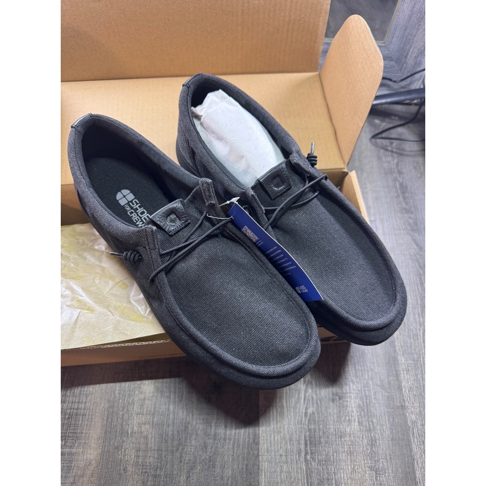 Shoes For Crews Laguna Moc Mens 11 Black Slip Resistant Work Shoes 42419 NIB